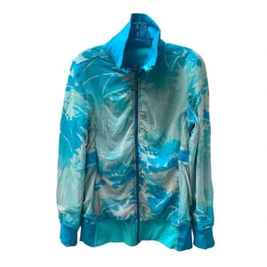 Lululemon  Jacket Reversible Raja Blue Floral Full Zip
